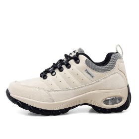 Sneakers Air Cushion Sole Casual Shoes (Option: Beige-39)